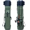 Fishing Rod Case Organizer Large Capacity Foldable Canvas Fishing Bag