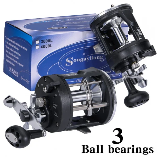 Fishing Reel Sea Fishing Reel 30004000 Model Trolling Fishing Reel Casting Fishing Reel For Freshwater or Saltwater Fishing Max Drag 28kg
