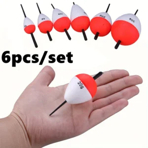 sg-11134201-7rd3q-m6w6f9anb13obf.webp 6pc slot 1g30g EVA Foam Fishing Floats Perfect for Rod Fishing Tackle