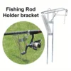 Aluminum Alloy Automatic Fishing Rod Stand Ideal For Fishing Enthusiasts And Outdoorsmen