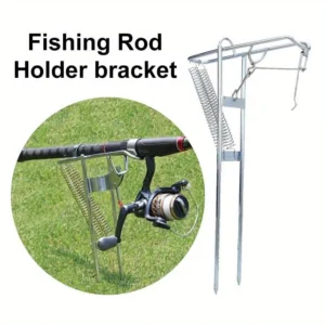 sg-11134201-7rd4a-m6tp3twv6ak239.webp Aluminum Alloy Automatic Fishing Rod Stand Ideal For Fishing Enthusiasts And Outdoorsmen