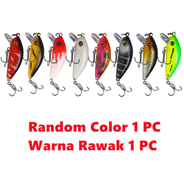 5cm42g Lifelike Fishing Lures Minnow  Artificial Topwater Hard Bait Japan Crankbait Pike Wobblers Jig Fishing Tackle