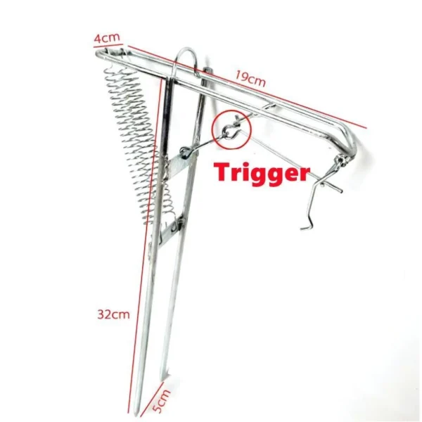 Aluminum Alloy Automatic Fishing Rod Stand Ideal For Fishing Enthusiasts And Outdoorsmen