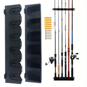 sg-11134201-7rfi7-m3osoxet2g5z5f.webp EasyInstall Fishing Rod Rack 6 slots Fishing Rod Holder Wall Mounted Fishing Pole Storage Holder Rack Fishing Tackle